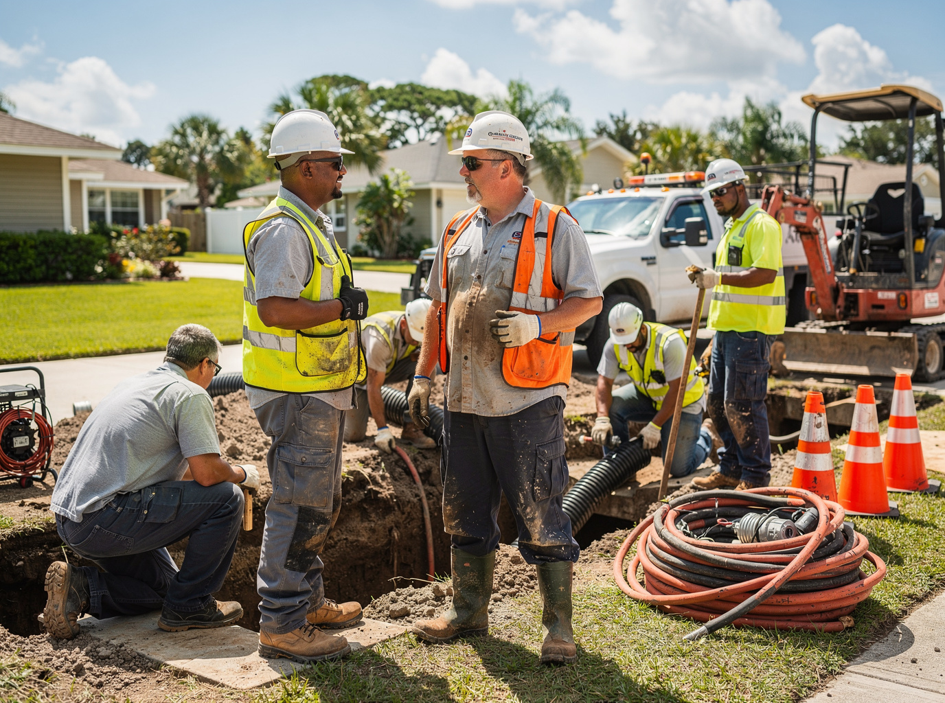 The Pensacola SewerCraft team at work in Pensacola