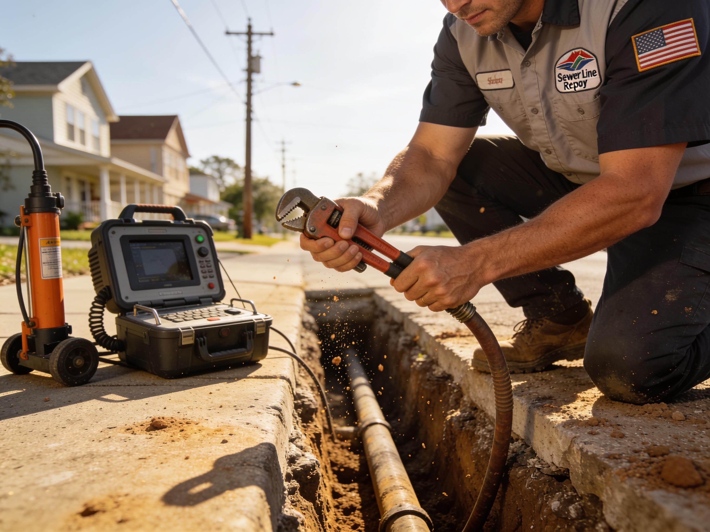 Sewer Line Repair near Me in 32521 Municipal Center, FL 32521