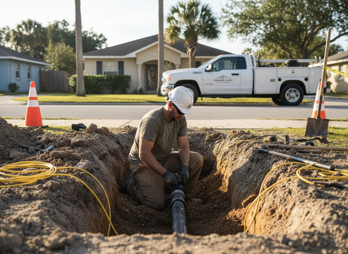 Sewer Line Repair near Me in 32503 East Hill, FL 32503