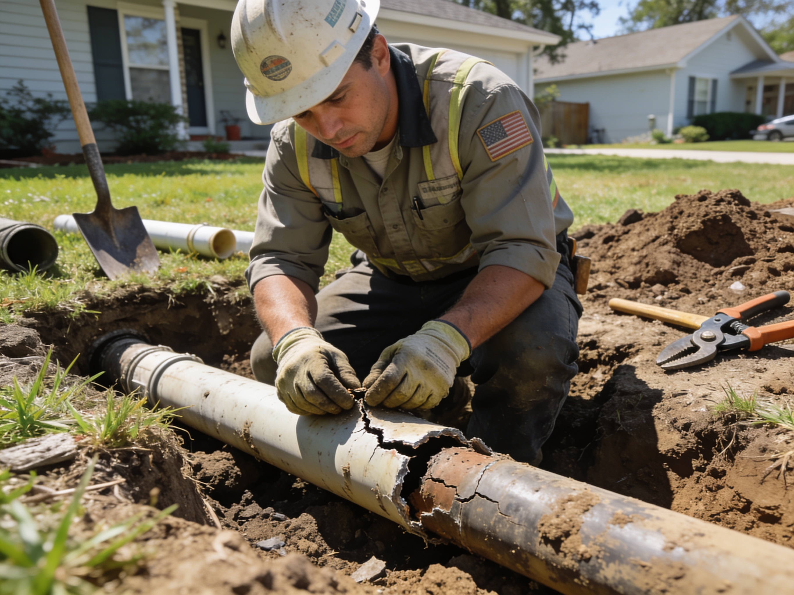 Sewer Line Repair in 32508 Navy Point